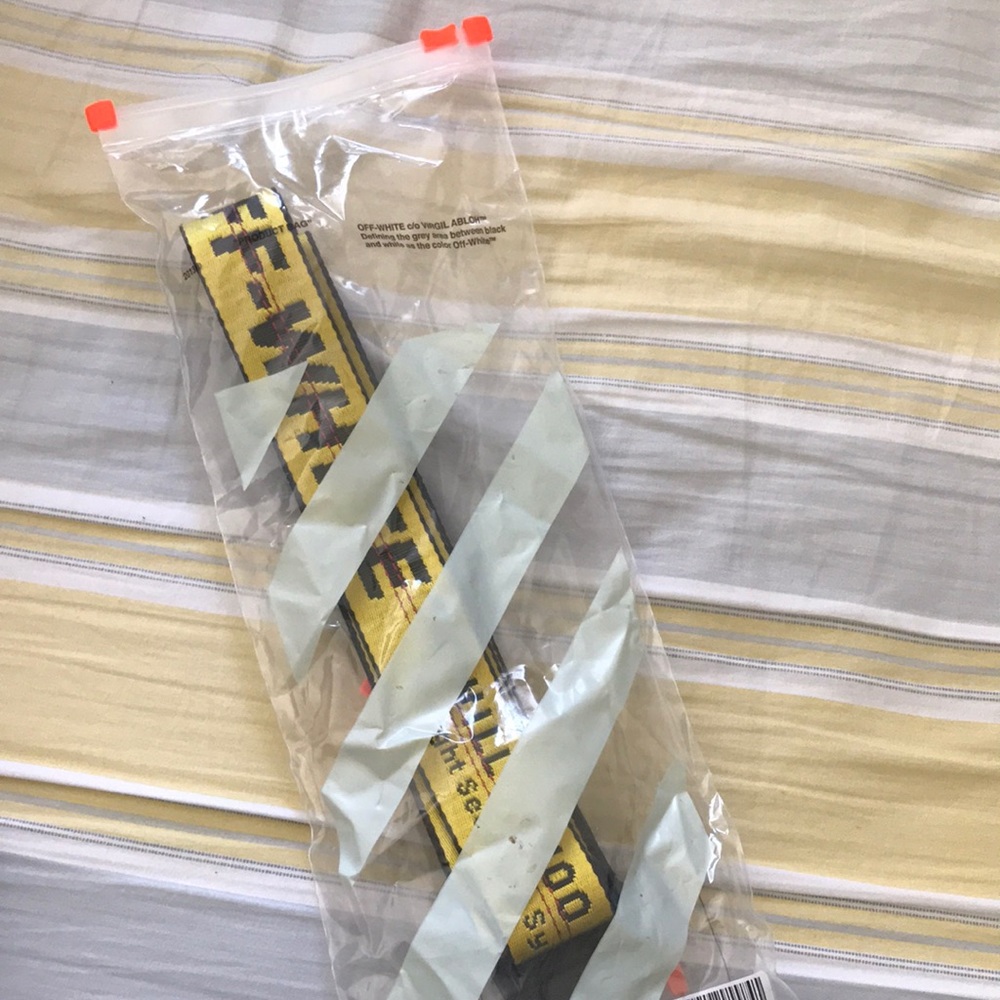 Off White Industrial Belt